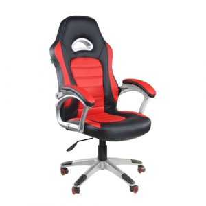 Кресло Riva Chair 9167H - черный-красный